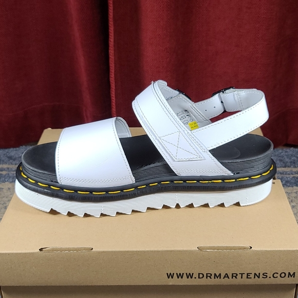 Dr. Martens Voss Leather Flatform Sandals - Picture 2 of 5